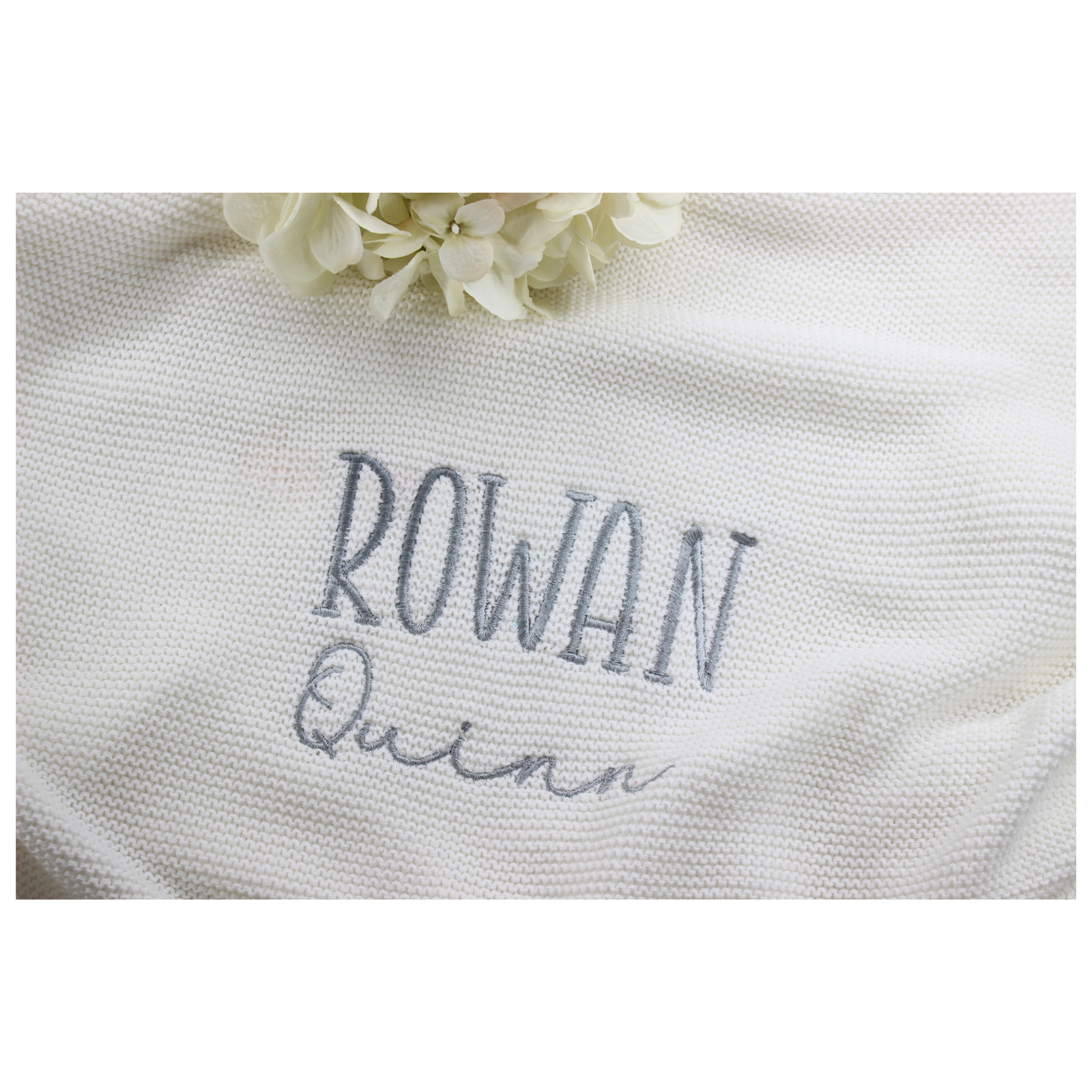 Custom Baby Blankets - Personalized Receiving, Take Home & Knitted Blankets