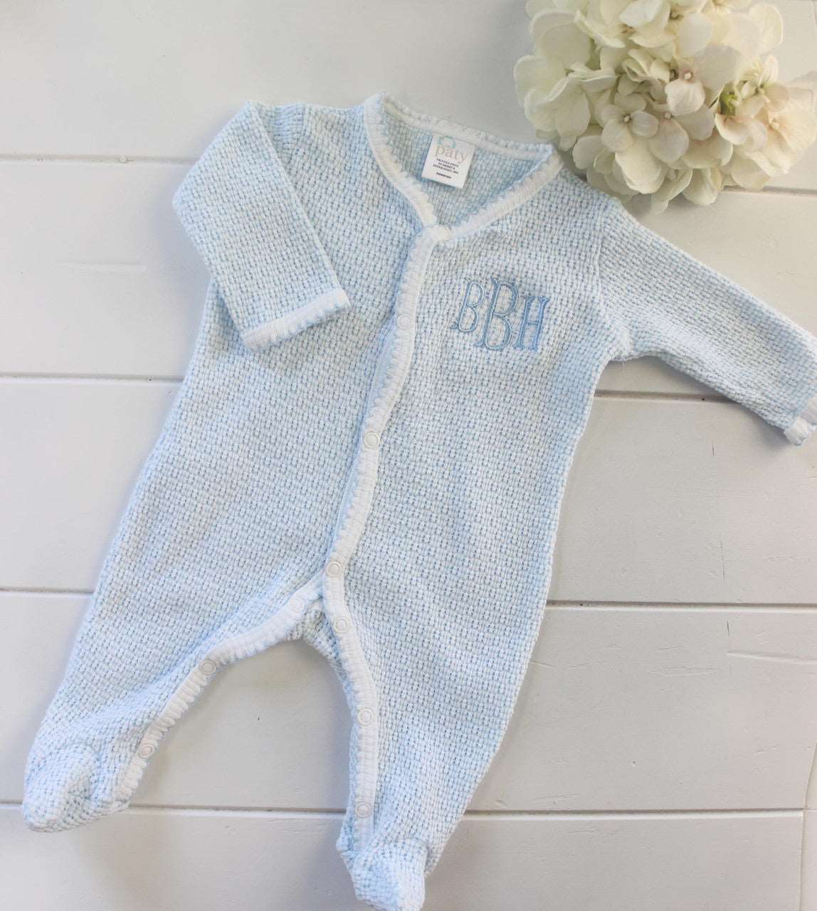 Baby Boys Blue Footed Oneise Sleeper