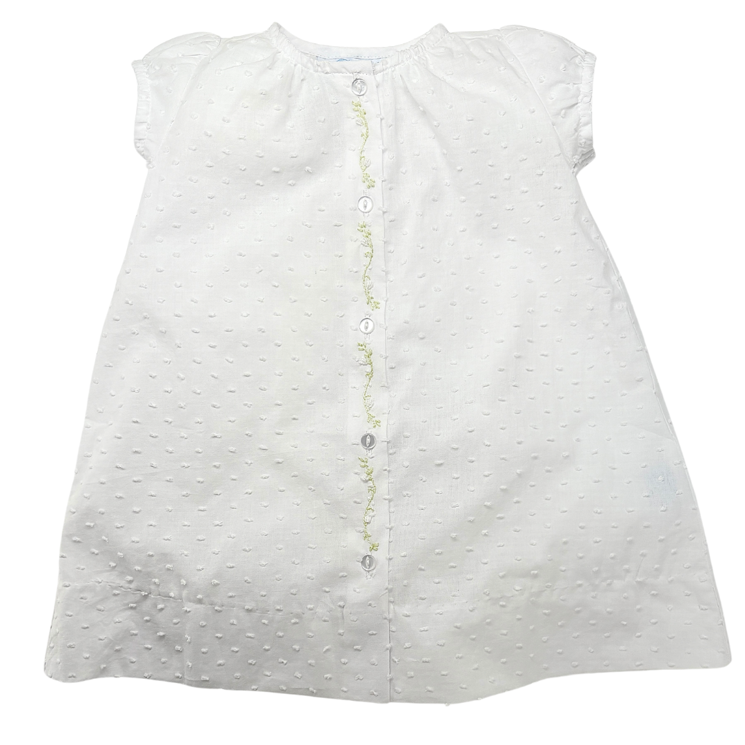 Pixie Lily Daygown White Swiss Dot Coming Home Outfit