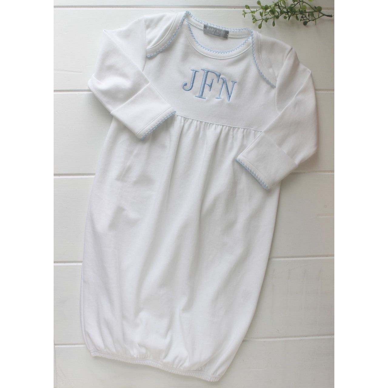 Newborn Boy Coming Home Gown Personalized