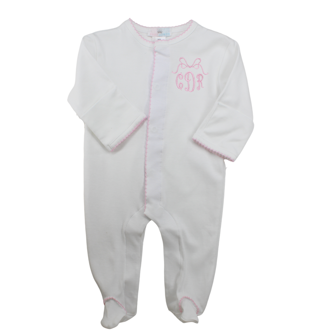 Baby Loren Footy Take Home Outfit Pima cotton