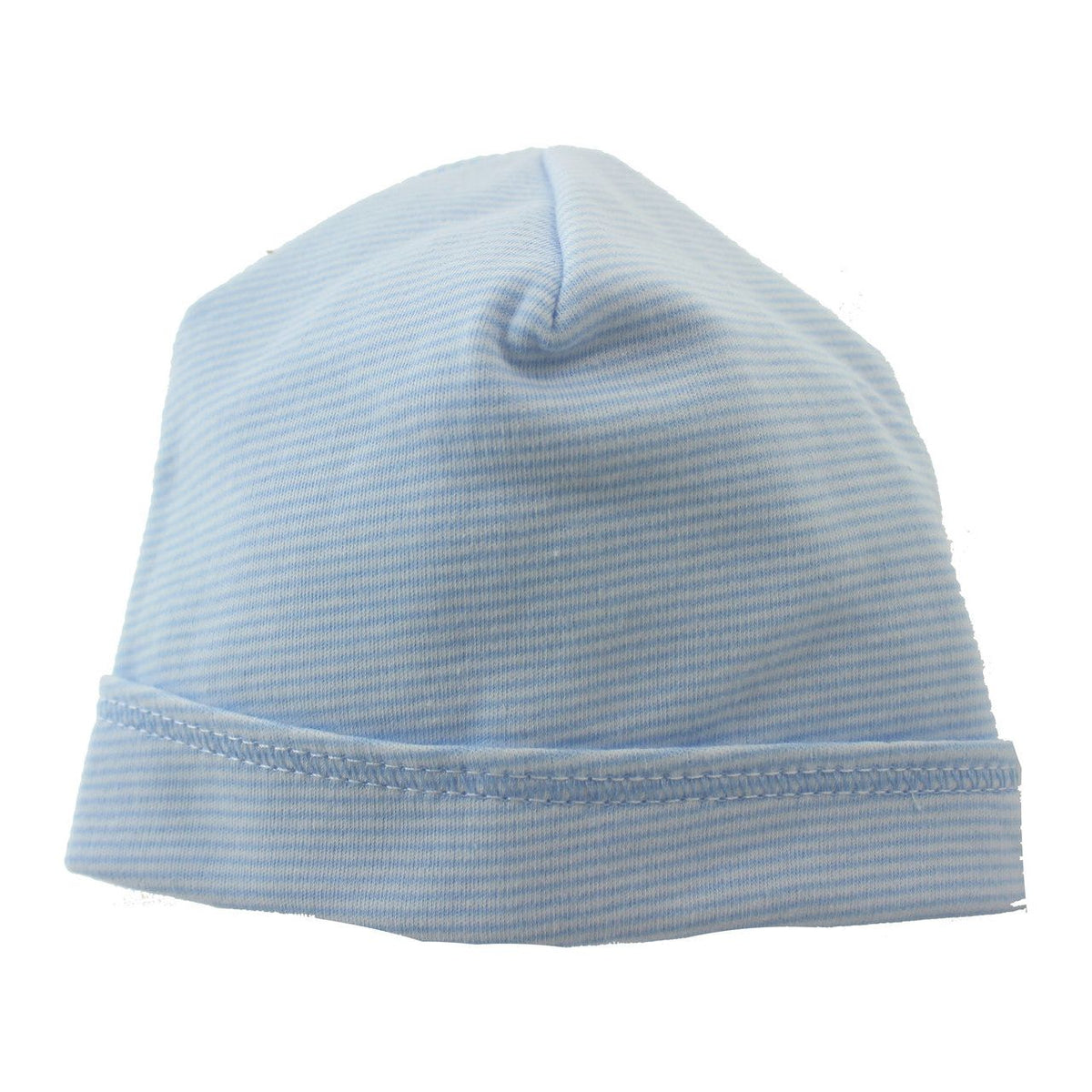 Baby Boys Blue Striped Beanie Hat