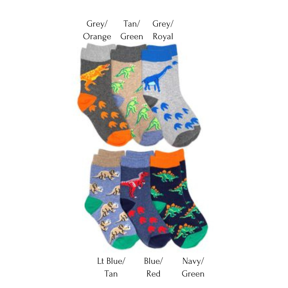 Baby Boys Dinosaur Socks