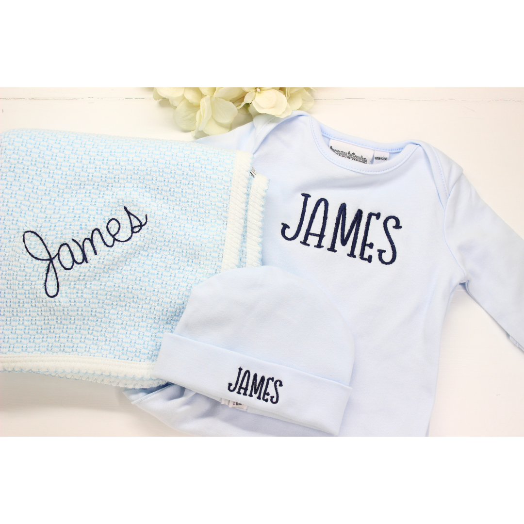 Monogramming Tips for Personalized Baby Outfits