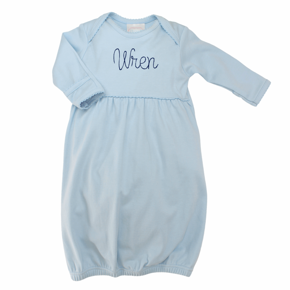cotton dress for baby boy Baby Boy Cotton Dress Boys Dot Embroidered Take Me Home Gown With Hat I Feltman Brothers