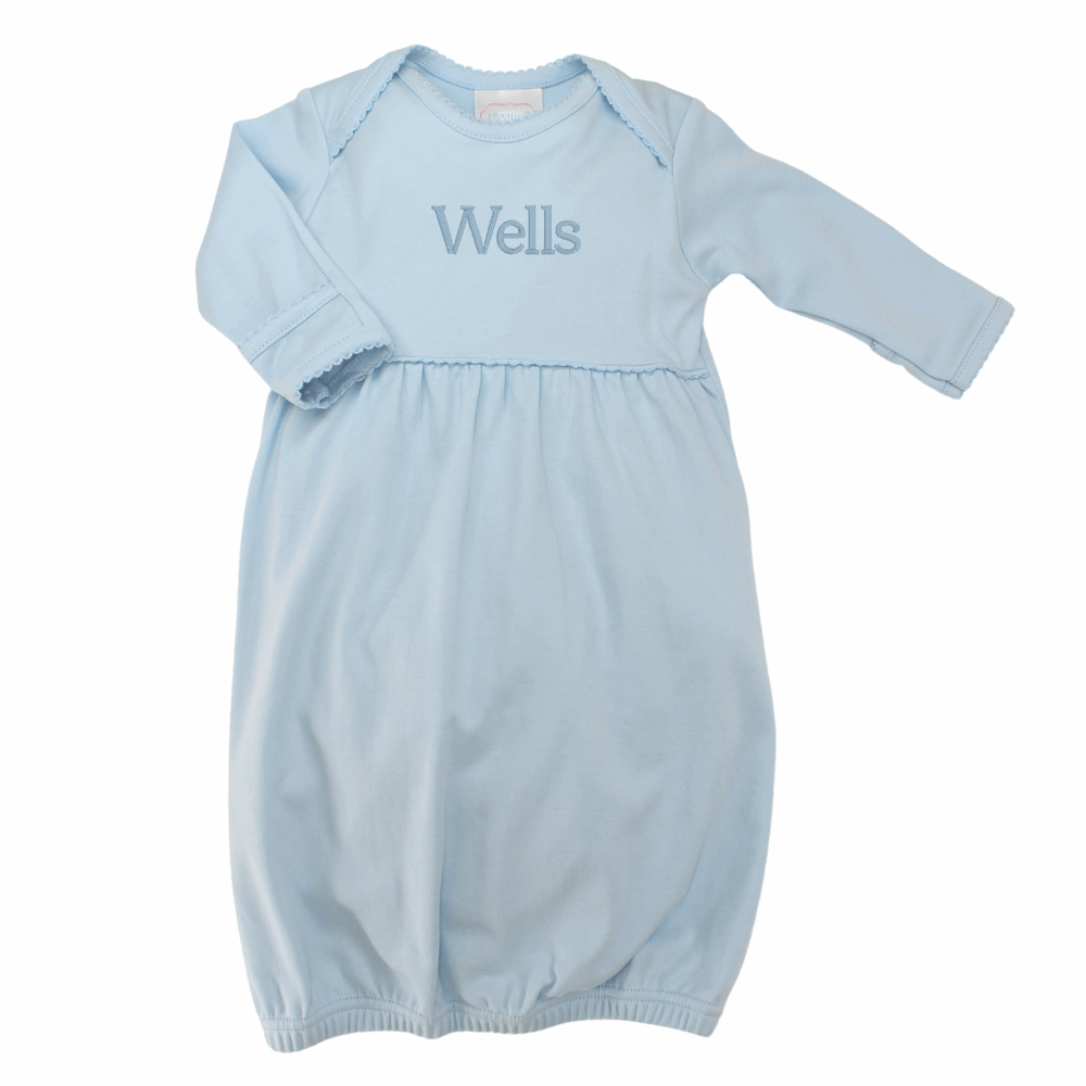 Cotton baby gown hot sale