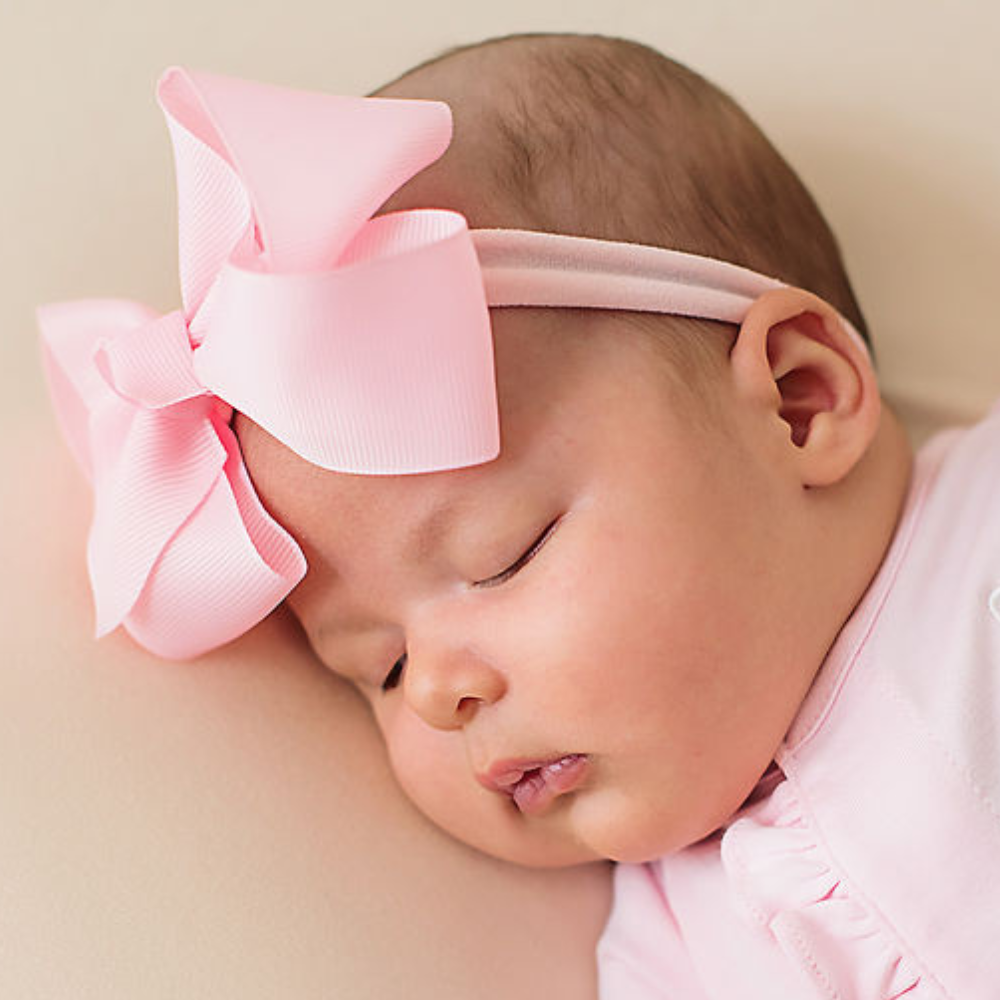 Big Bows Newborn Baby Girl Bows Pink Newborn Baby Girl Hair Bows