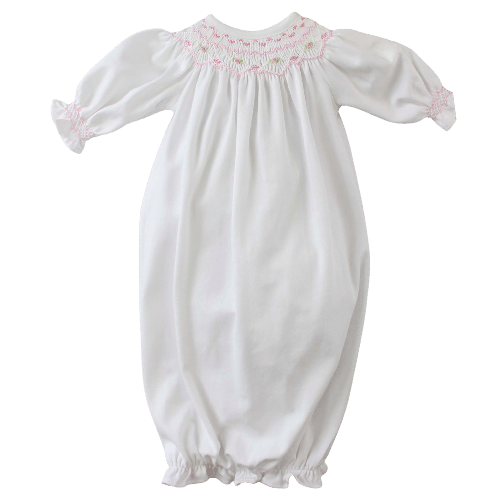 Smocked Gown Newborn Girl