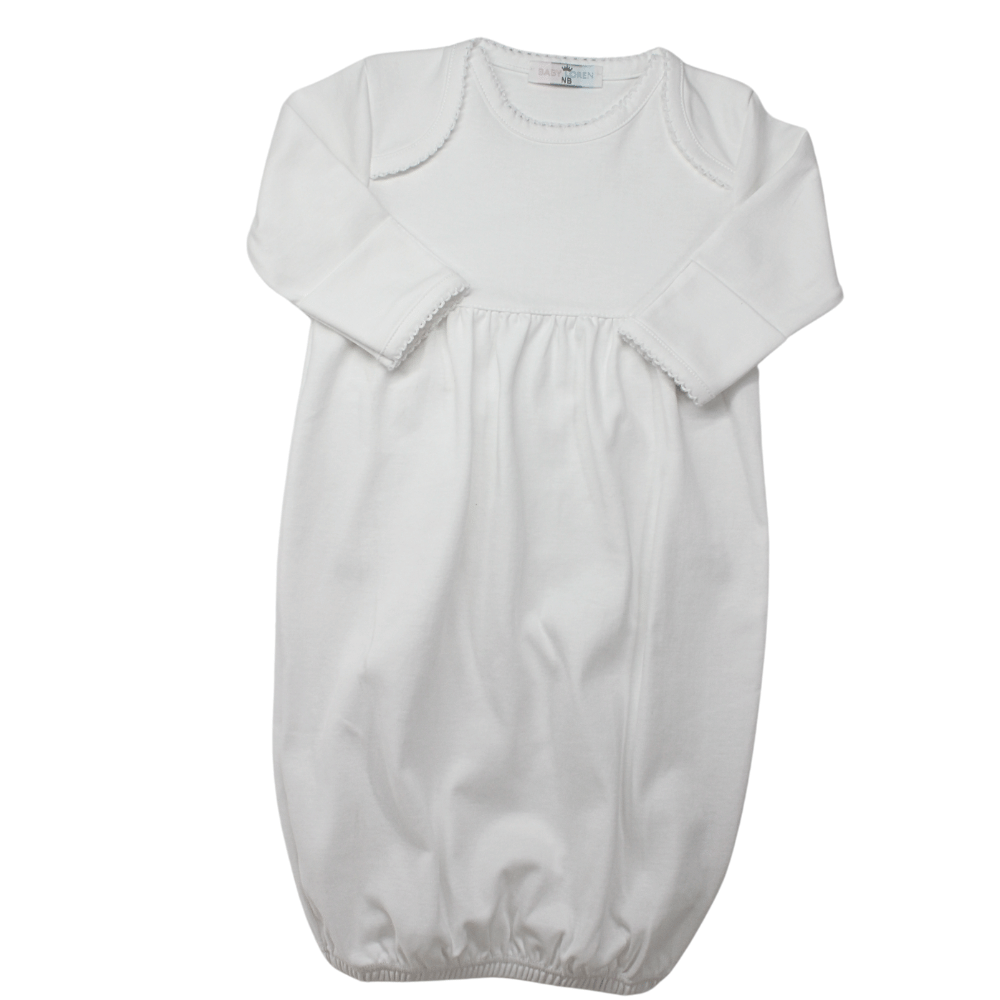 newborn white dress shirt Elegant Baby Pointelle Layette Gift Set, Distinguished baby boys dress shirt romper from Little Things Mean A Lot perfect for christening or any special occasion SOLOYEE Baby Boy Clothes Suit