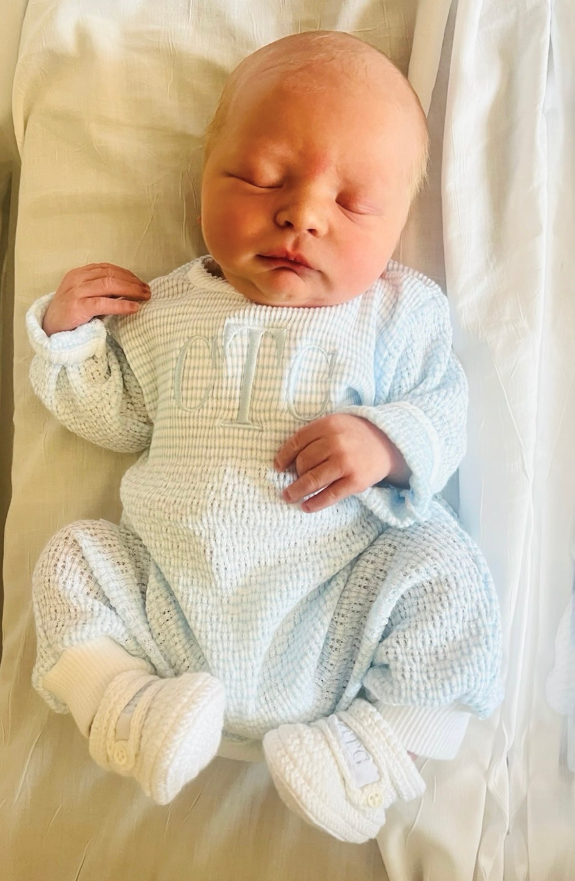Paty Boys Blue Long romper