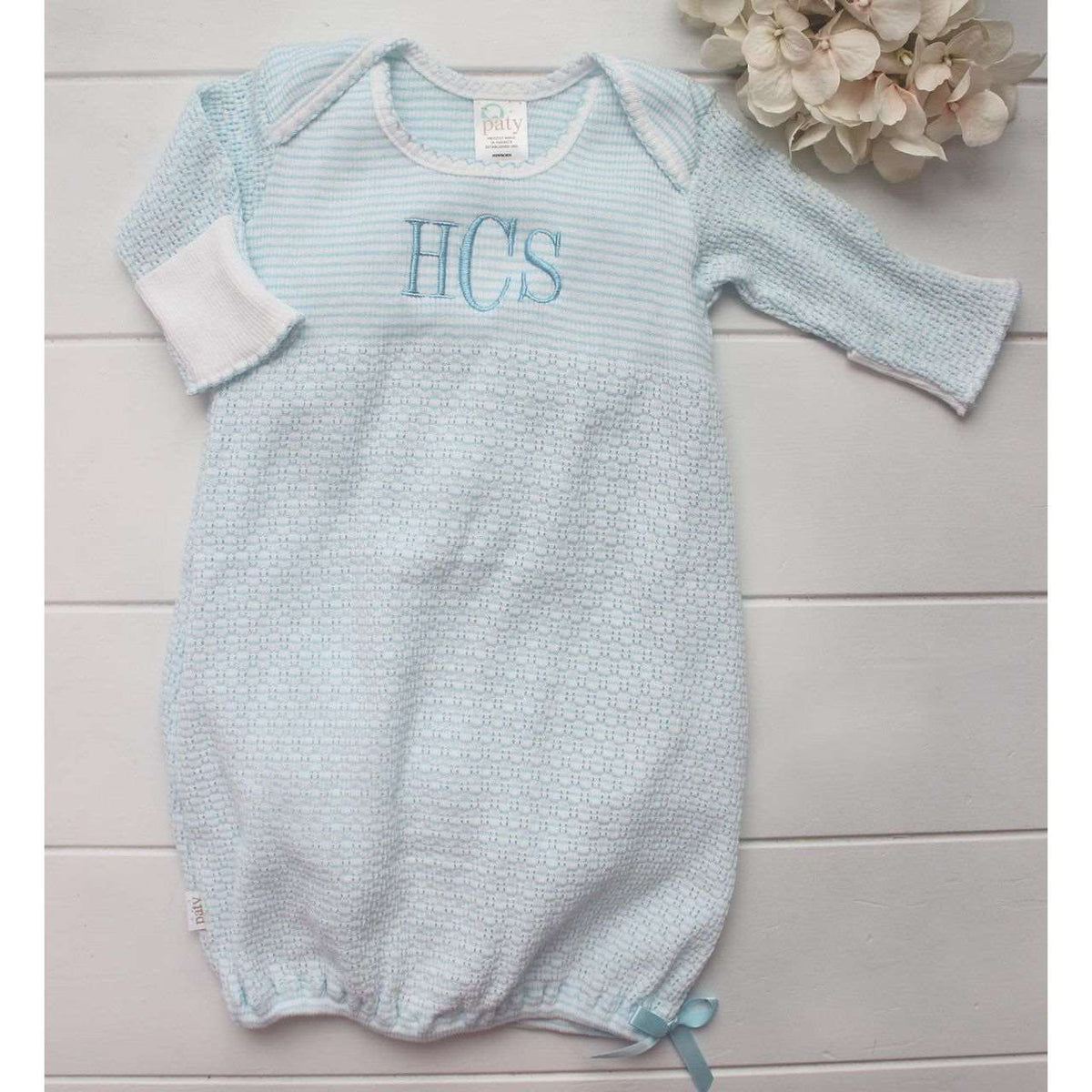 Baby Boy Coming Home Gown Blue