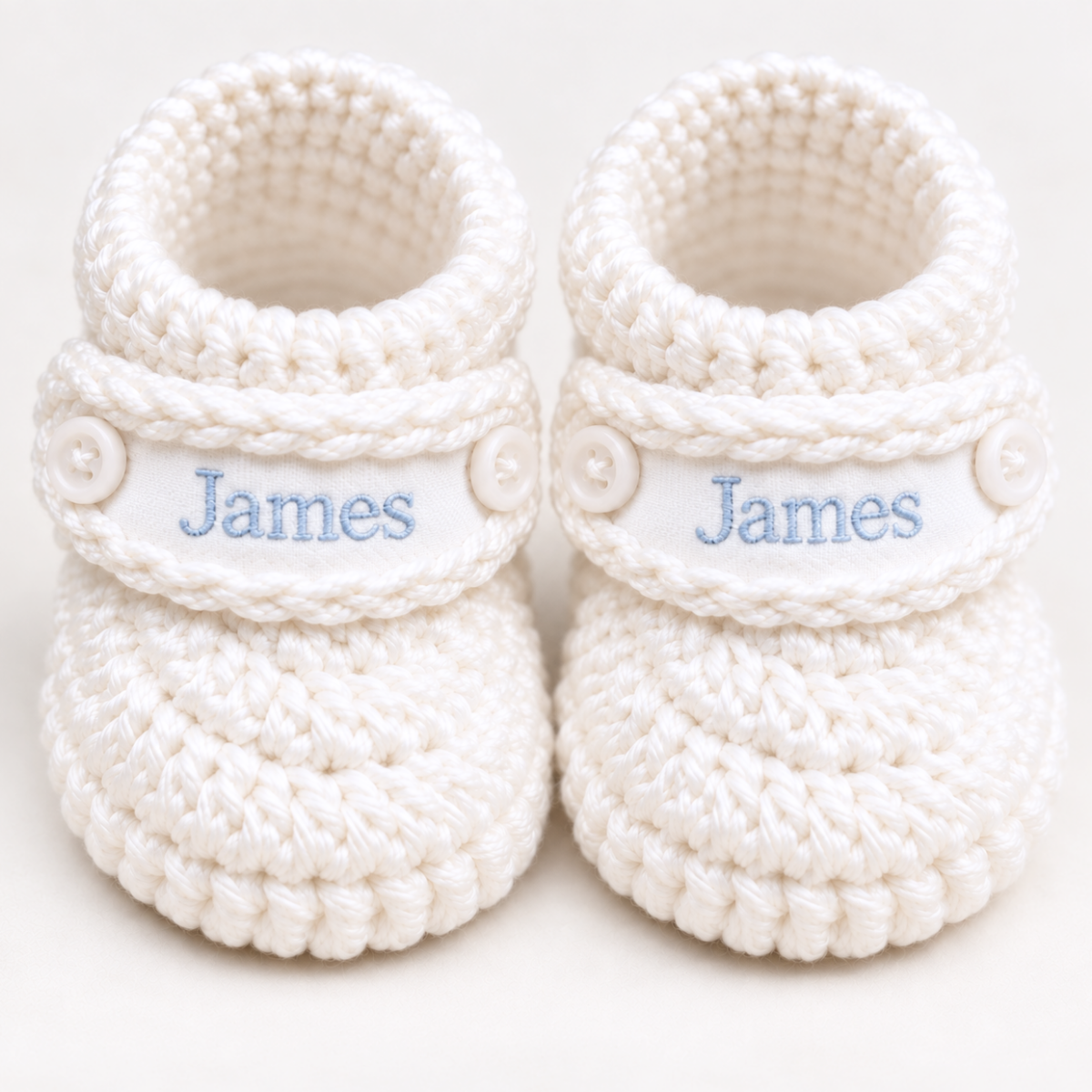 Custom Name Baby Booties Keepsake Gift Newborn Personalized Shoes

