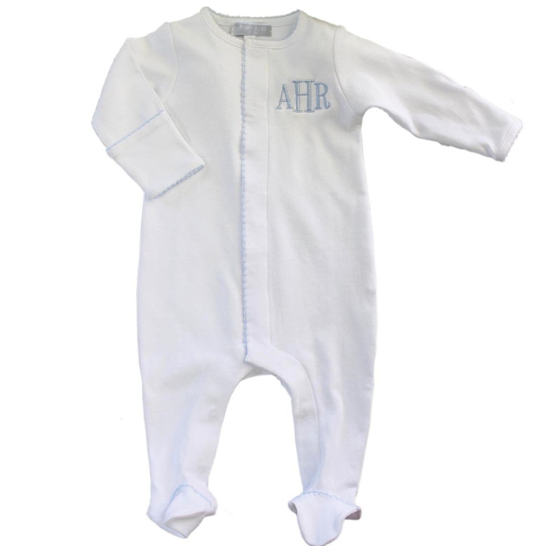 Newborn Boys Take Home Footie Footed Pajama Personalized