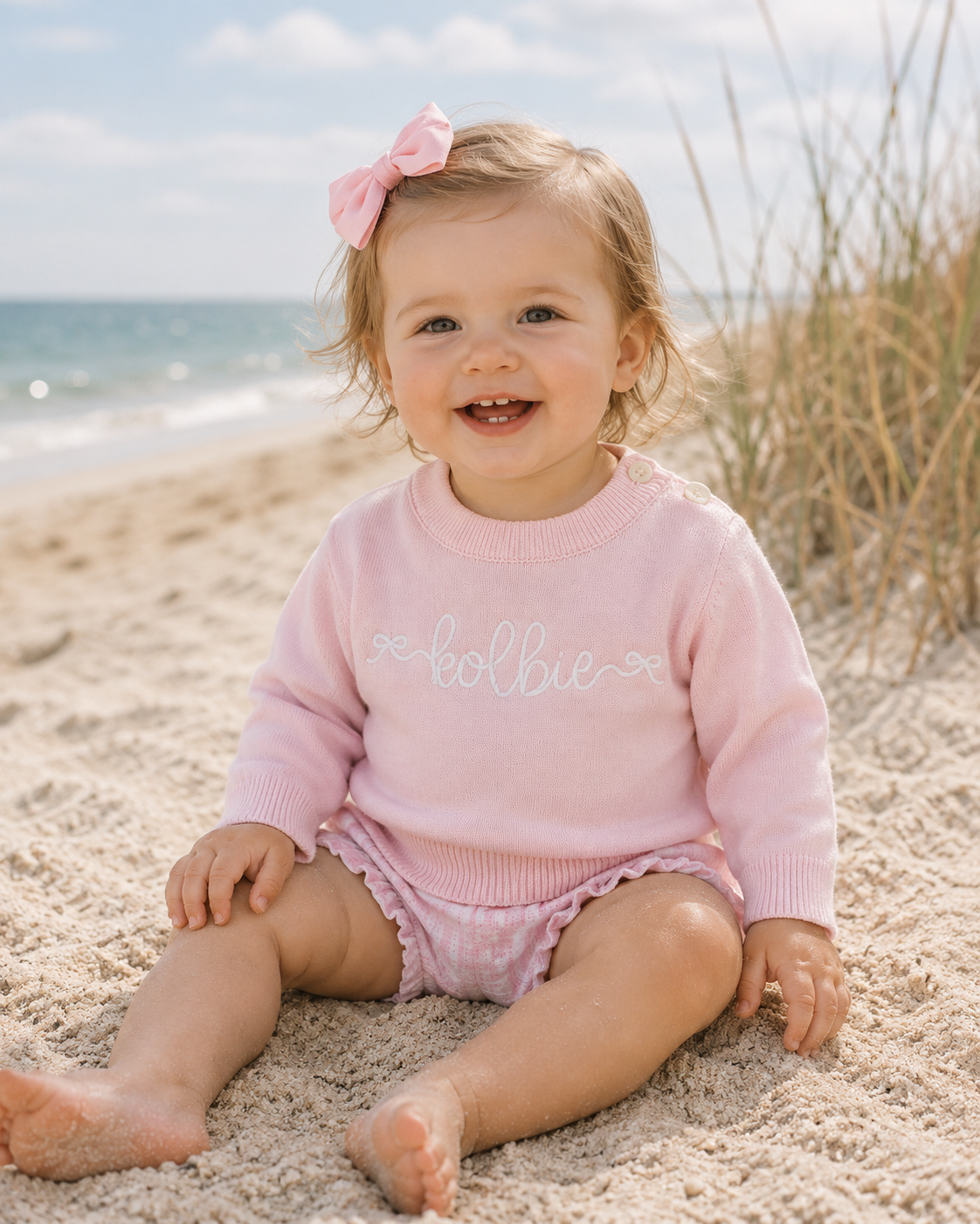 Baby Girl Pink Sweater