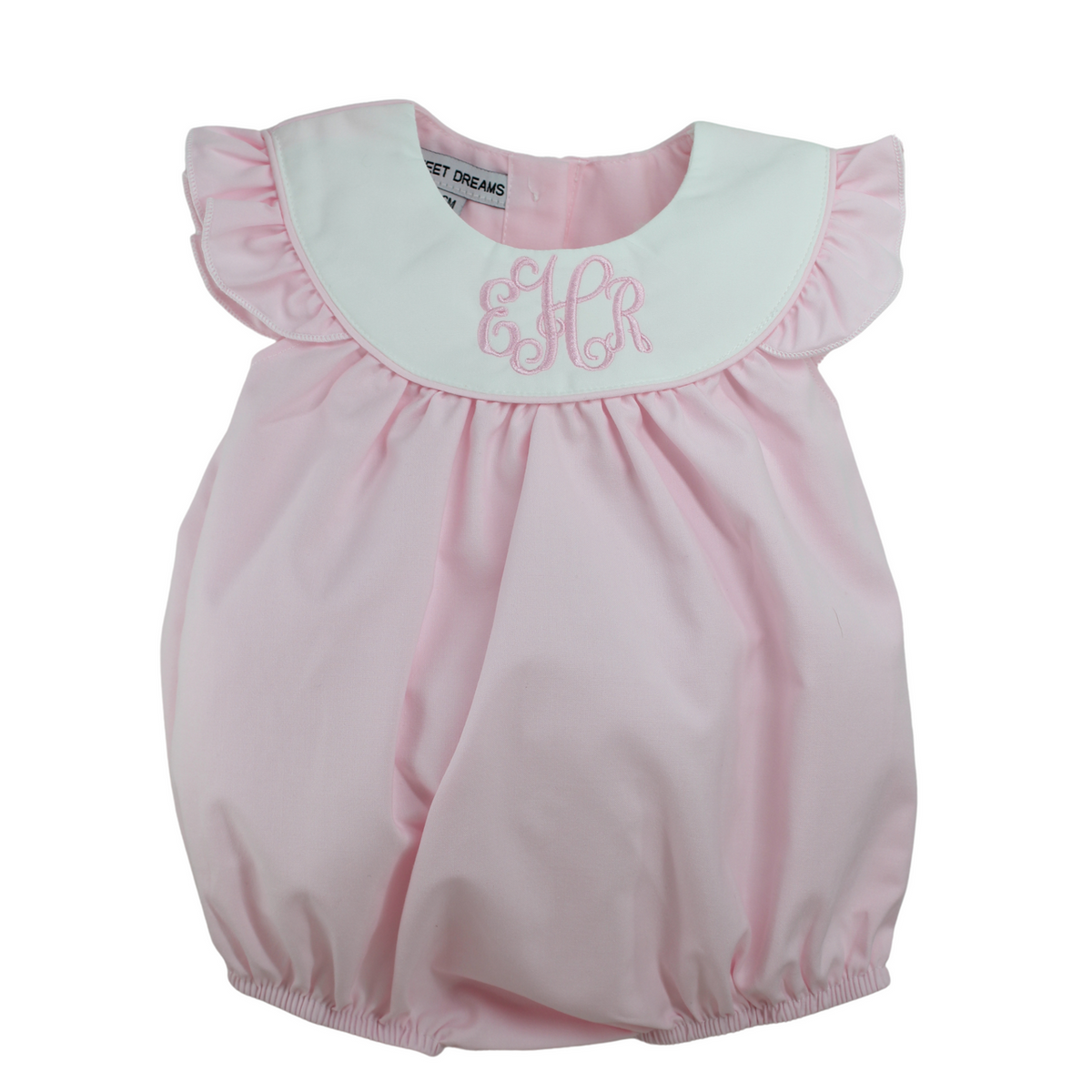 Girls Pink Summer Bubble Outfit Angel Wing Sleeves