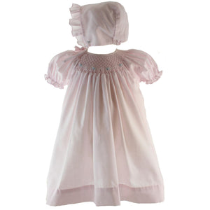 petit ami smocked dress Petit Ami Infant Girls Pink Smocked Dress