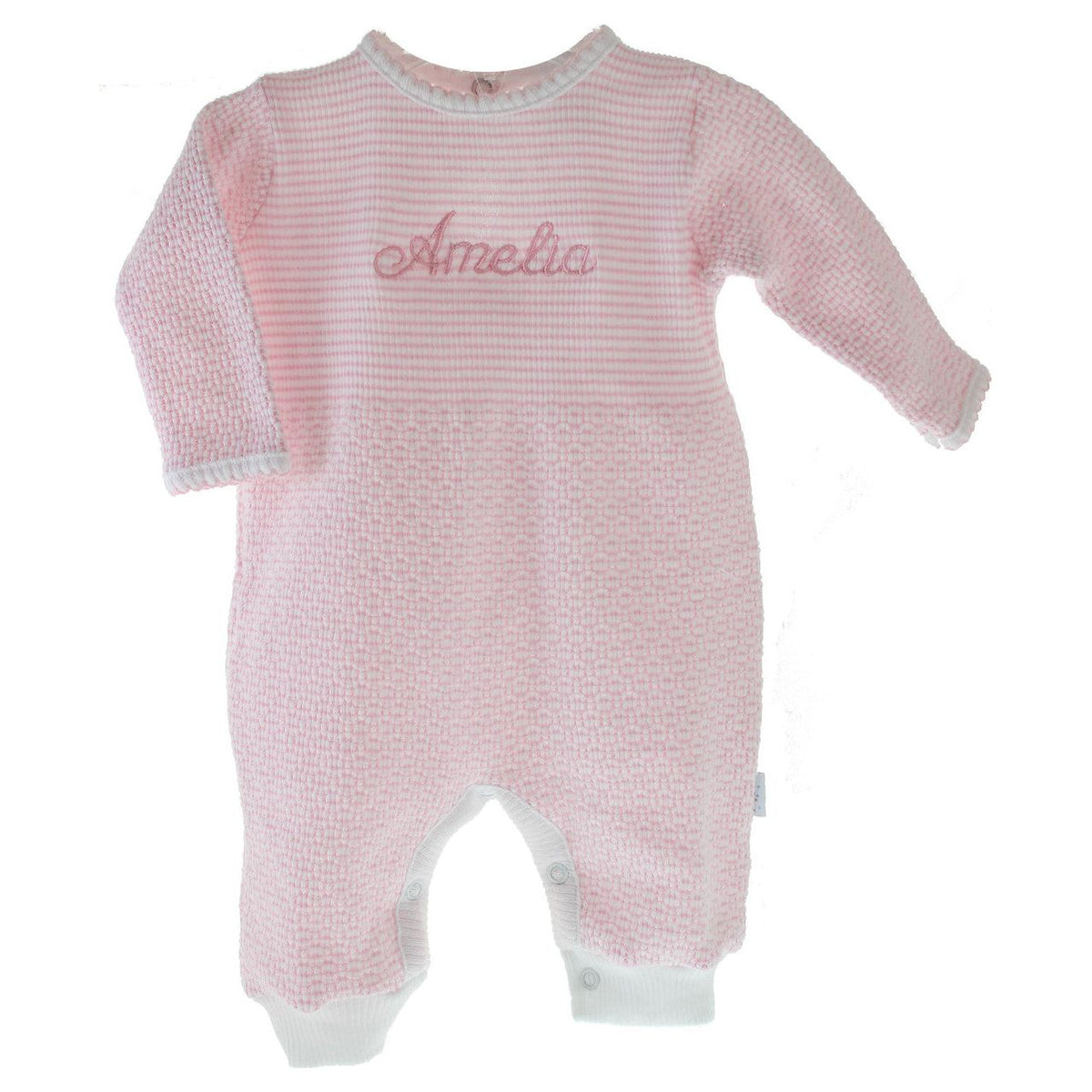 Baby Girls Pink Take Home Romper Outfit