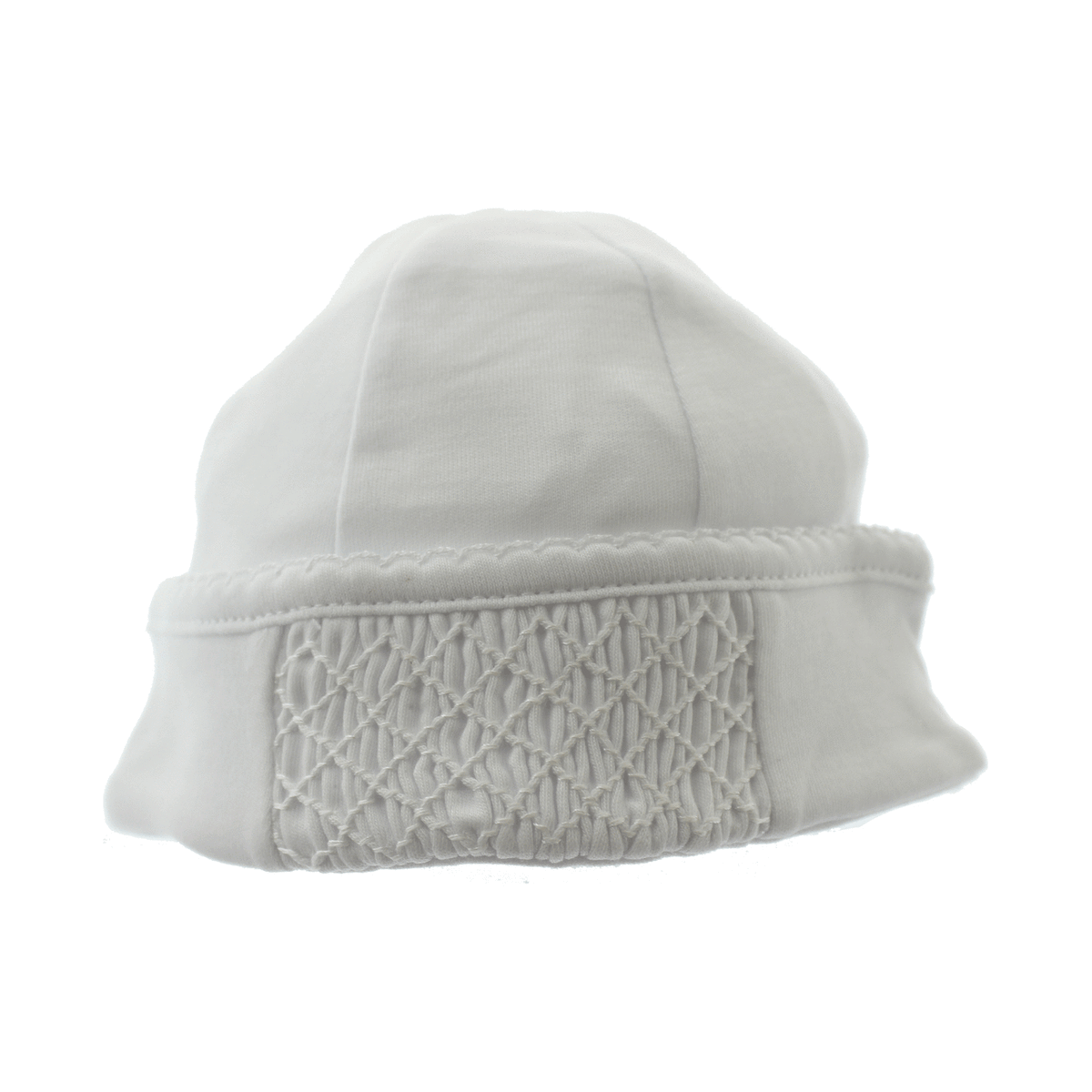 Newborn Smocked Unisex Beanie Hat Take Home Layette