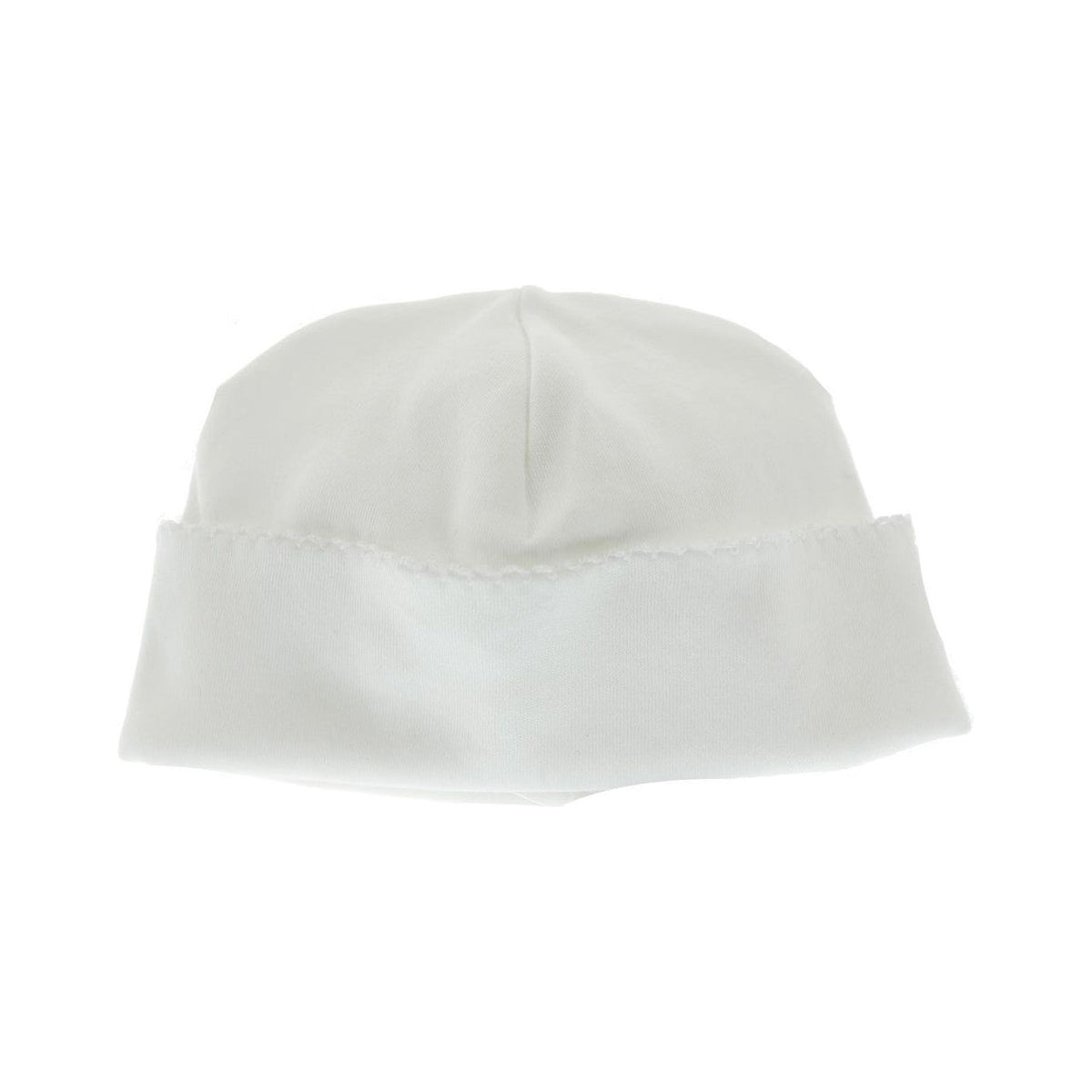 White Unisex Cotton Take Home Beanie Hat
